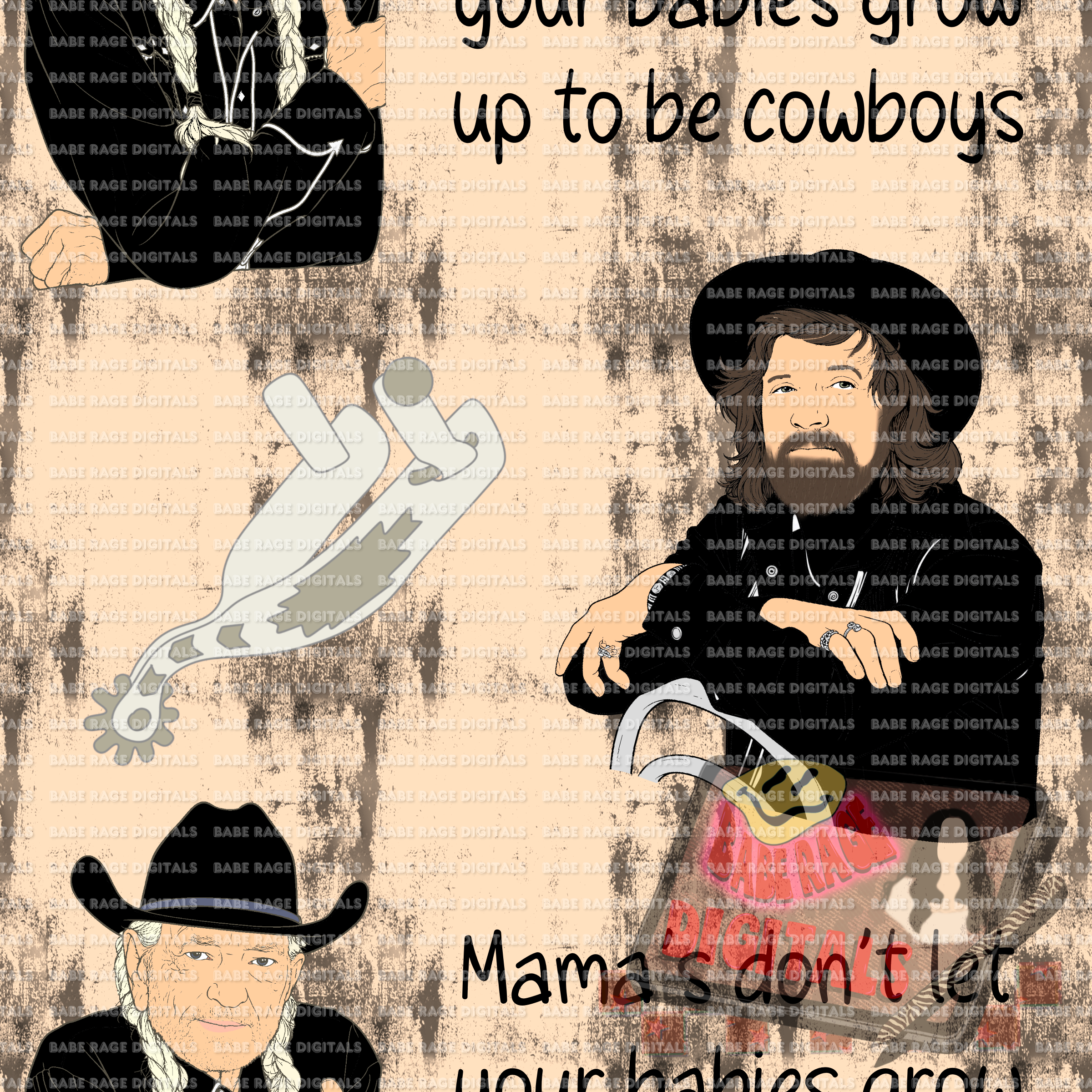 To be cowboys